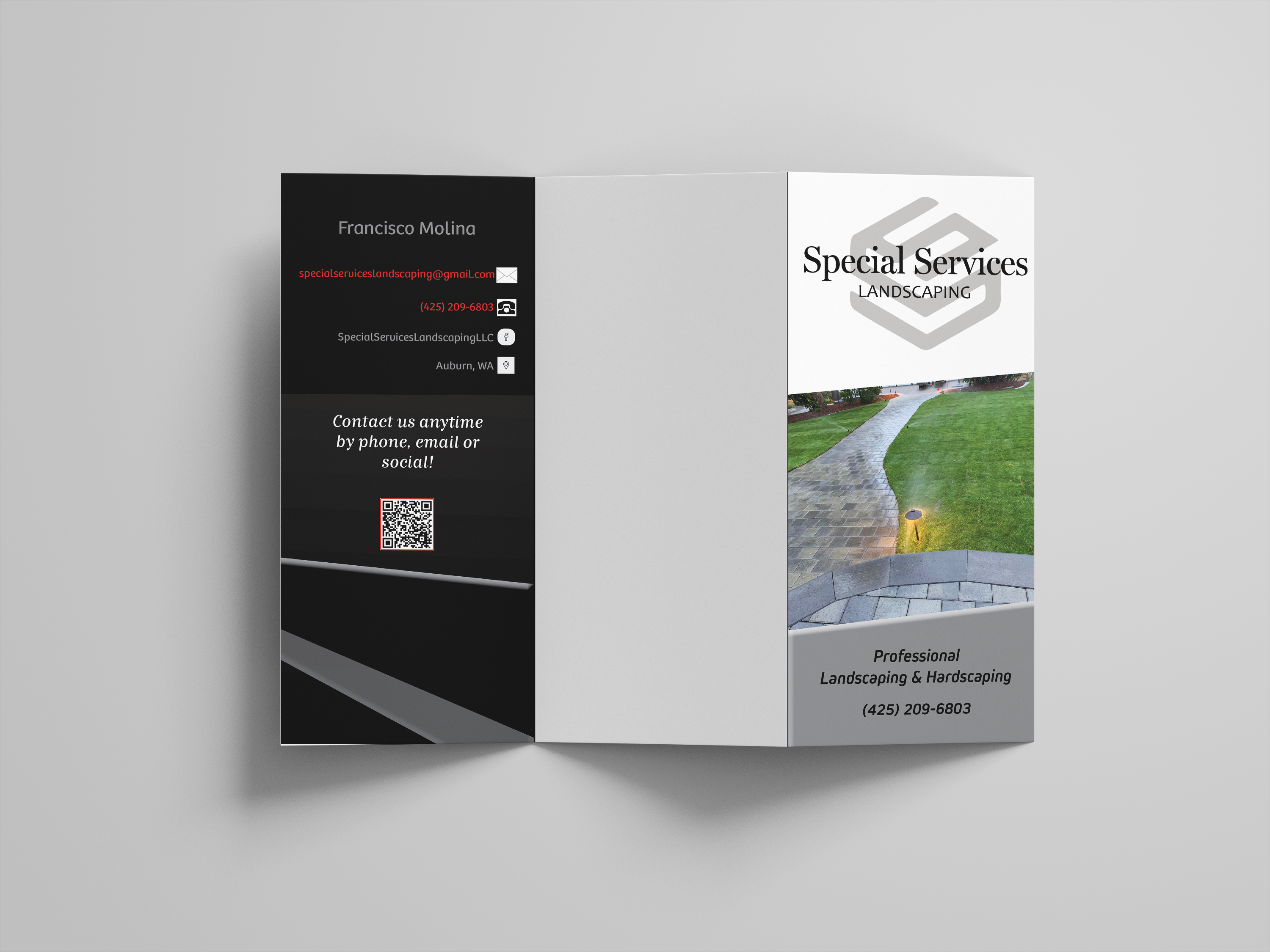 Trifold Brochure Mockup 